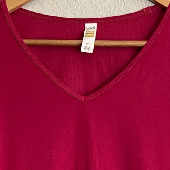 Lolë Kuma Top Side Slits Mesh Reflective Running Outdoor Long Sleeve Size Large - Picture 3 of 12